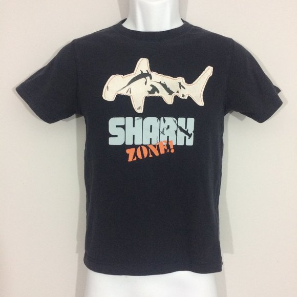 Gymboree Other - Gymboree Boys 8 Shark Zone Embroidered Cotton Tee